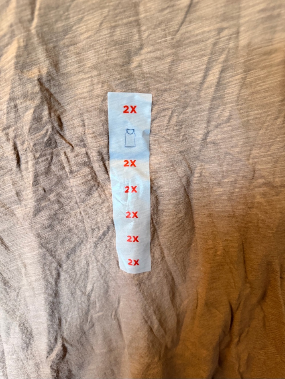 NWOT Old Navy Sleeveless Tank Top in Light Brown - Picture 2 of 5